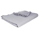 Coperta da letto "Anjali" Grigio topo, 250x230 cm Grigio topo