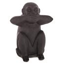 Set di 3 statuette "Scimmie Sagge" Nero, H.23 cm Nero