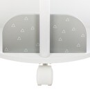 Libreria Rotonda per Bambini Grigio, H.59 cm Grigio