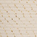 Set di 3 cestini "Lurex" Beige, D.19,5/22/24 cm Beige