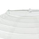 Lanterna a sfera di carta Bianco, H.60 cm Bianco