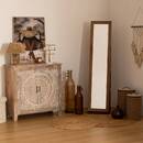 Credenza a 2 ante "Shirel" Legno di mango, 90x90 cm Legno naturale