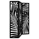 Paravento "Foglia" Nero, H.170 cm Nero