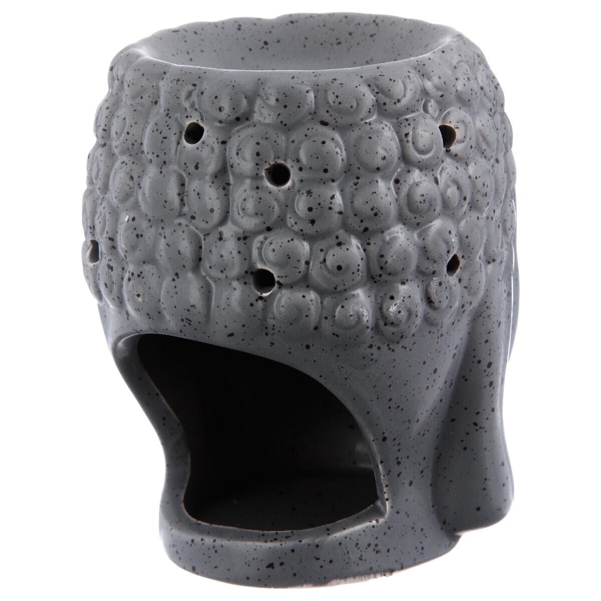 Bruciaessenze in ceramica Buddha H.11 cm Beige