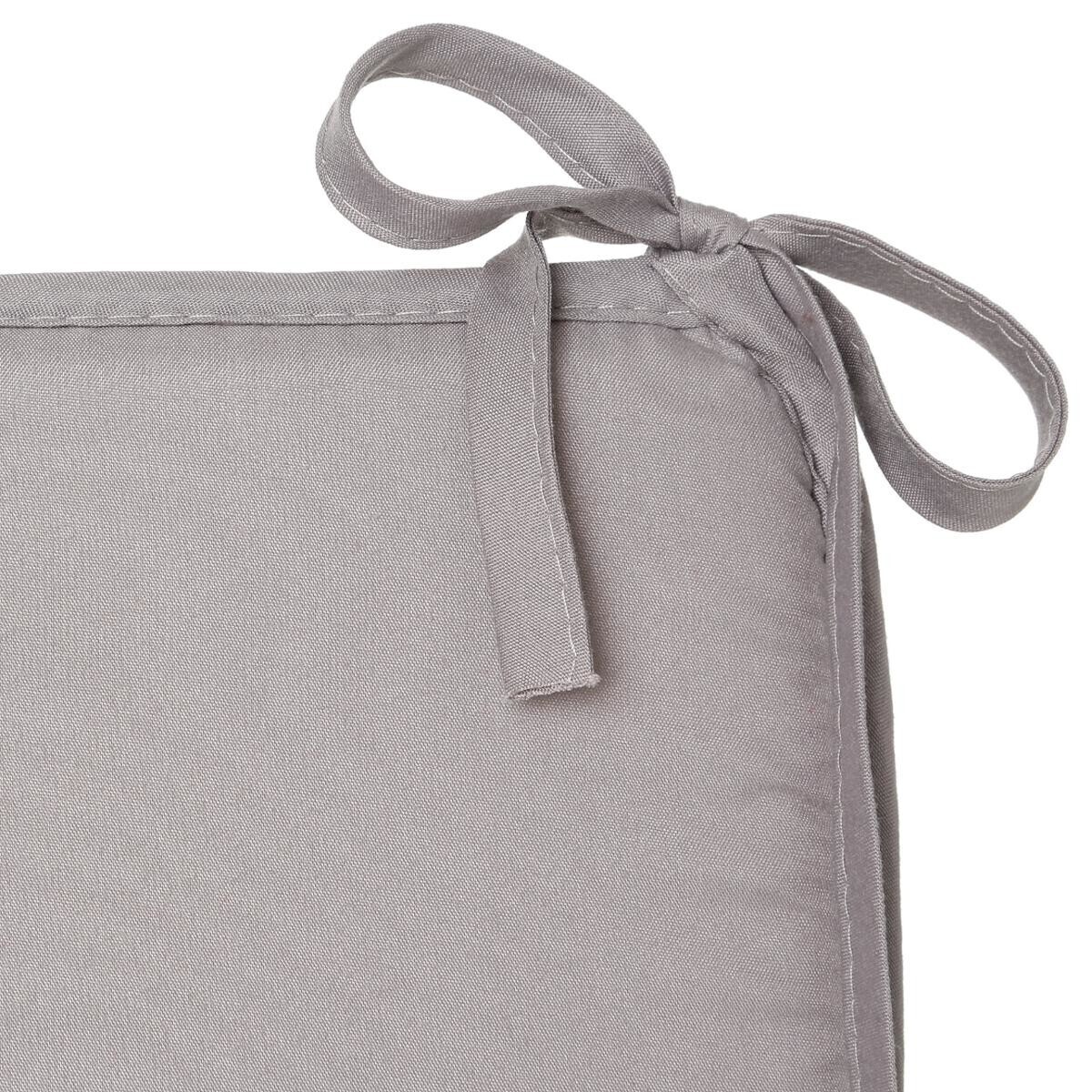 Cuscino per sedia Grigio, 39x39 cm Grigio