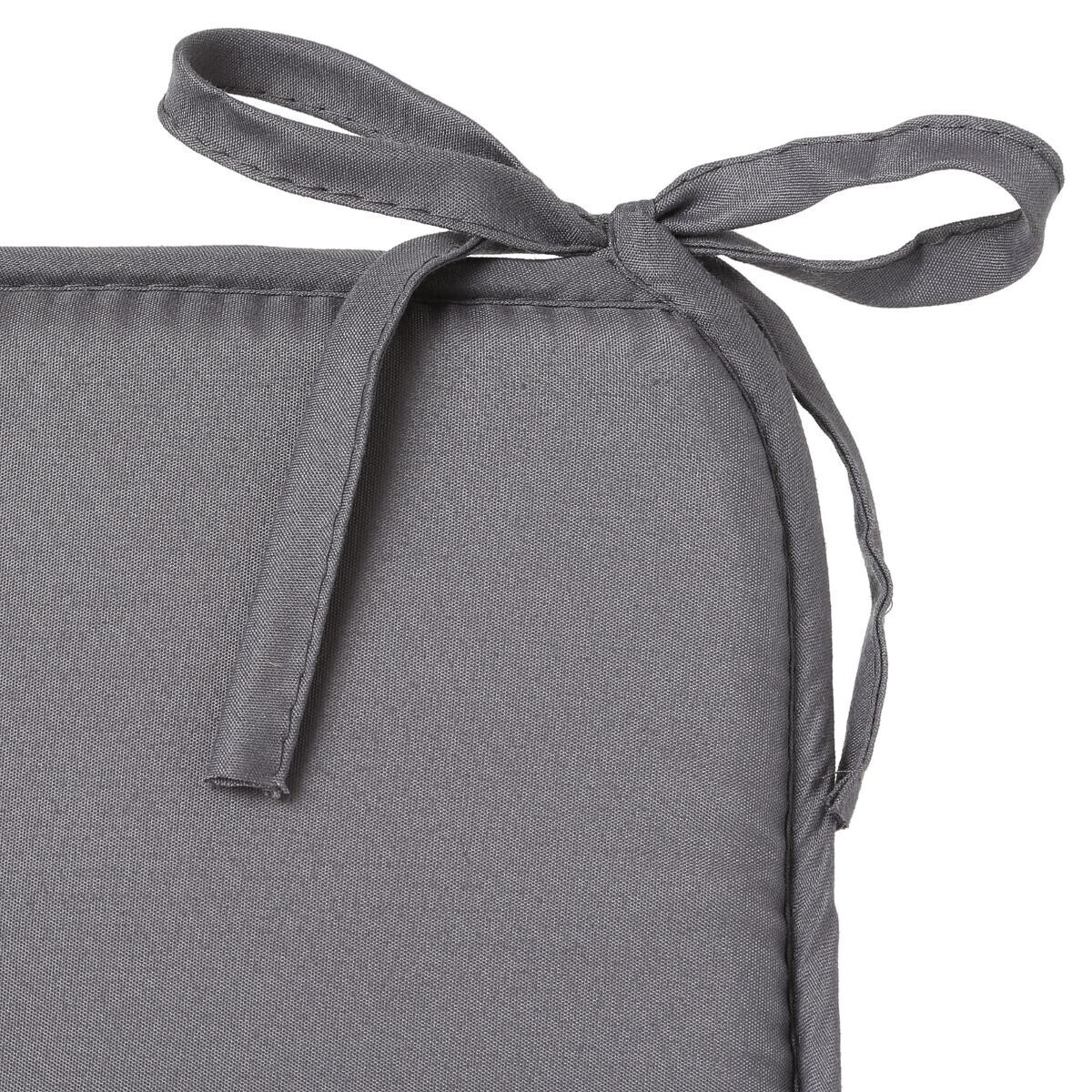 Cuscino per sedia Grigio ardesia, 39x39 cm Grigio ardesia