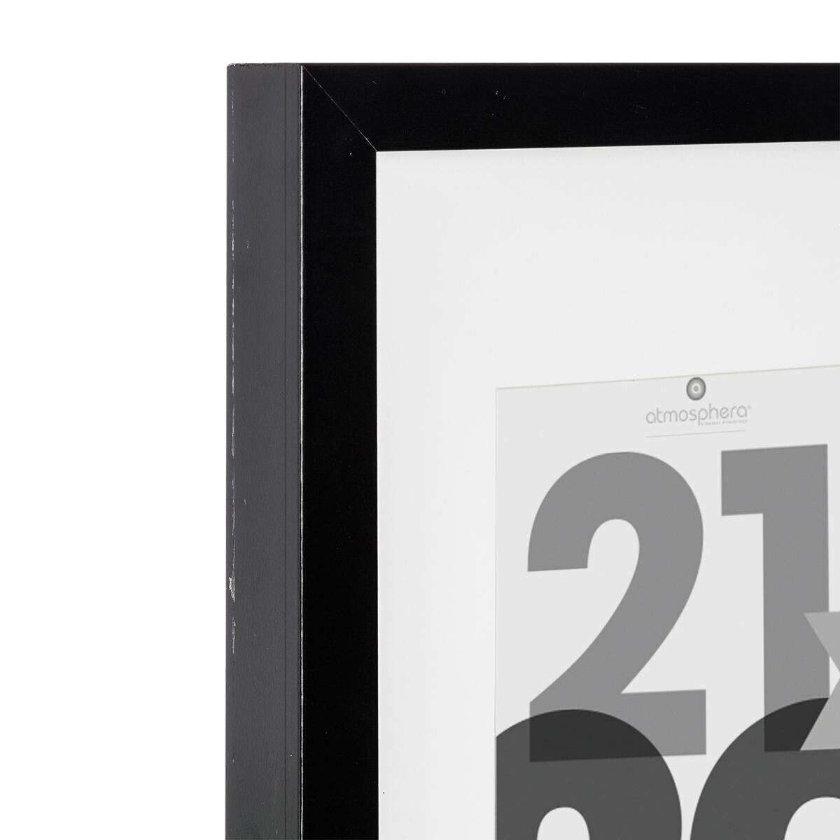 Cornice per foto in legno "Eva" Nero, 21x30 cm Nero