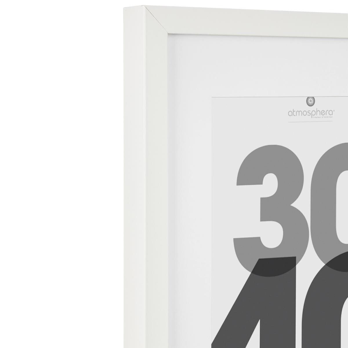 Cornice per foto in legno "Eva" Bianco, 30x40 cm Bianco