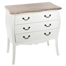 Cassettiera "Chrysa" Bianco, 3 cassetti Bianco