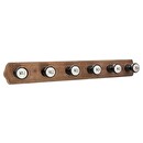 Appendiabiti in ceramica "Asher" 6 ganci Multicolore