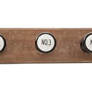 Appendiabiti in ceramica "Asher" 6 ganci Multicolore