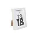 Cornice per foto in legno "Eva" Bianco, 13x18 cm Bianco