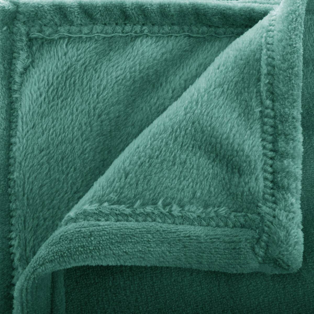 Plaid in flanella Verde, 180x230 cm Verde