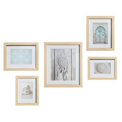 Set di 5 cornici "dina" 5 pezzi