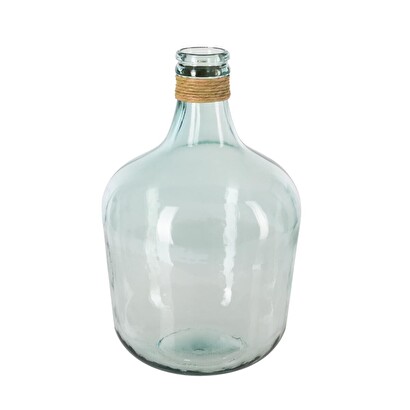 Vaso dame jeanne, vetro h.43 cm