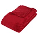 Plaid in microfibra Rosso, 130x180 cm Rosso
