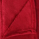 Plaid in microfibra Rosso, 130x180 cm Rosso