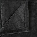 Plaid in microfibra Grigio ardesia, 130x180 cm Grigio ardesia