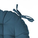 Cuscino rotondo per sedia Blu, D.38 cm Blu