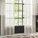 Tenda "Moly" Bianco avorio, 135x240 cm Bianco avorio