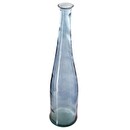 Vaso lungo, vetro riciclato Blu tempesta, H.80 cm Blu tempesta