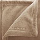 Plaid in flanella Beige, 125x150 cm Beige