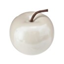 Mela decorativa, ceramica D.8,5 cm Bianco avorio