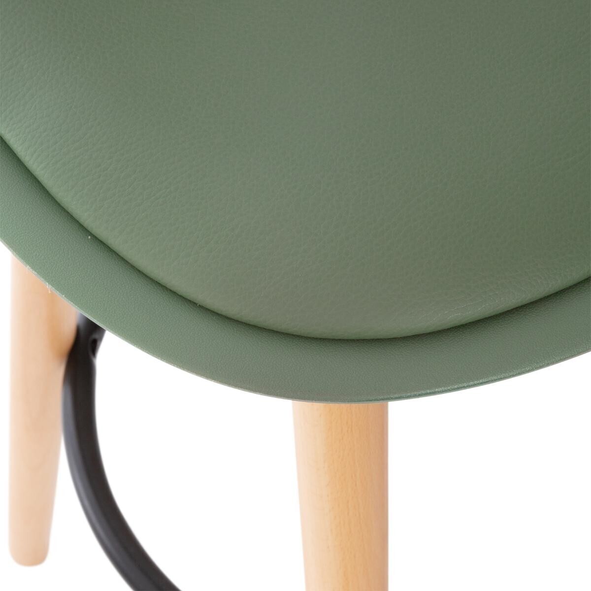 Sgabello da bar "Maxon" Verde kaki Verde cachi