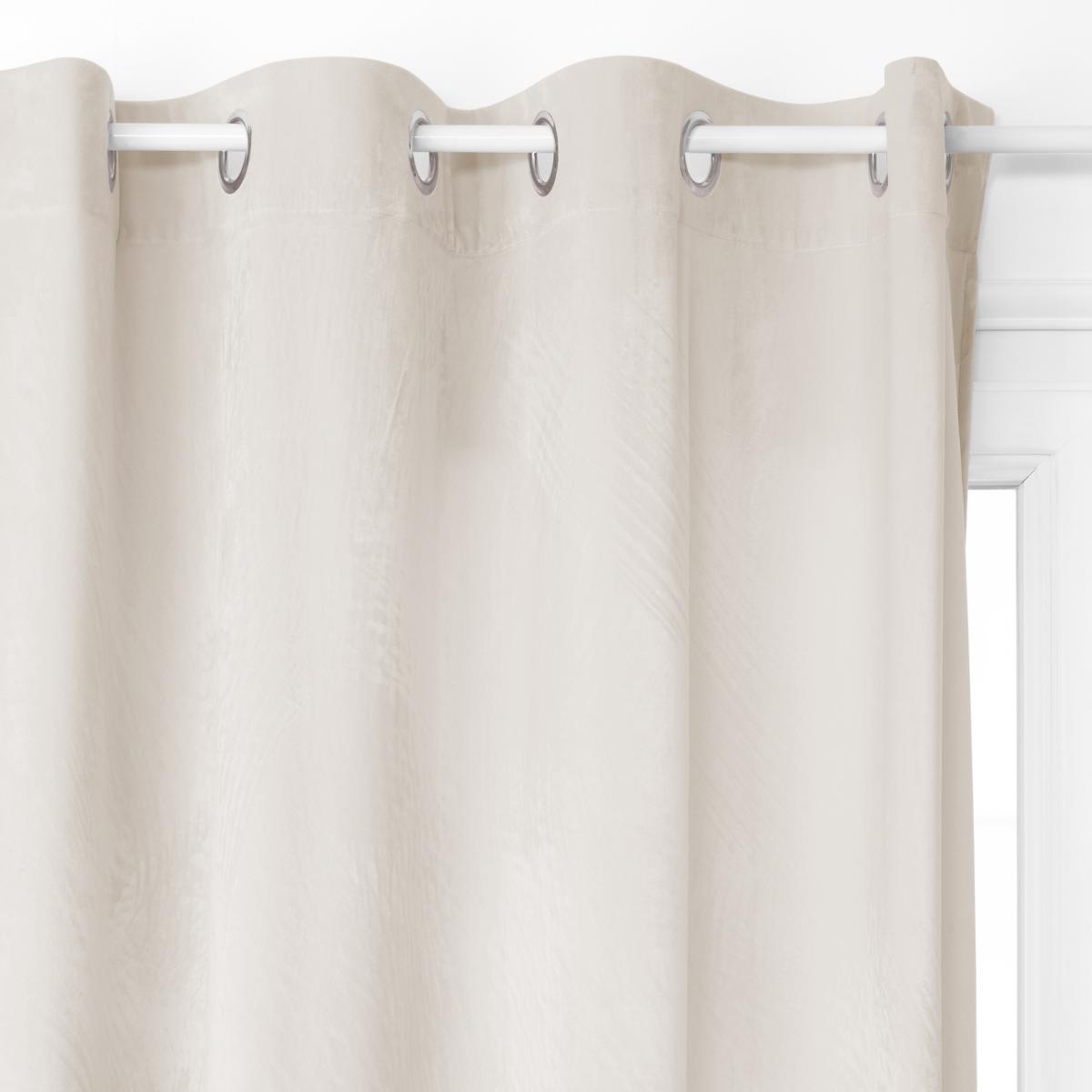 Tenda oscurante "Dolce" velluto Bianco avorio, 140x260 cm Bianco avorio