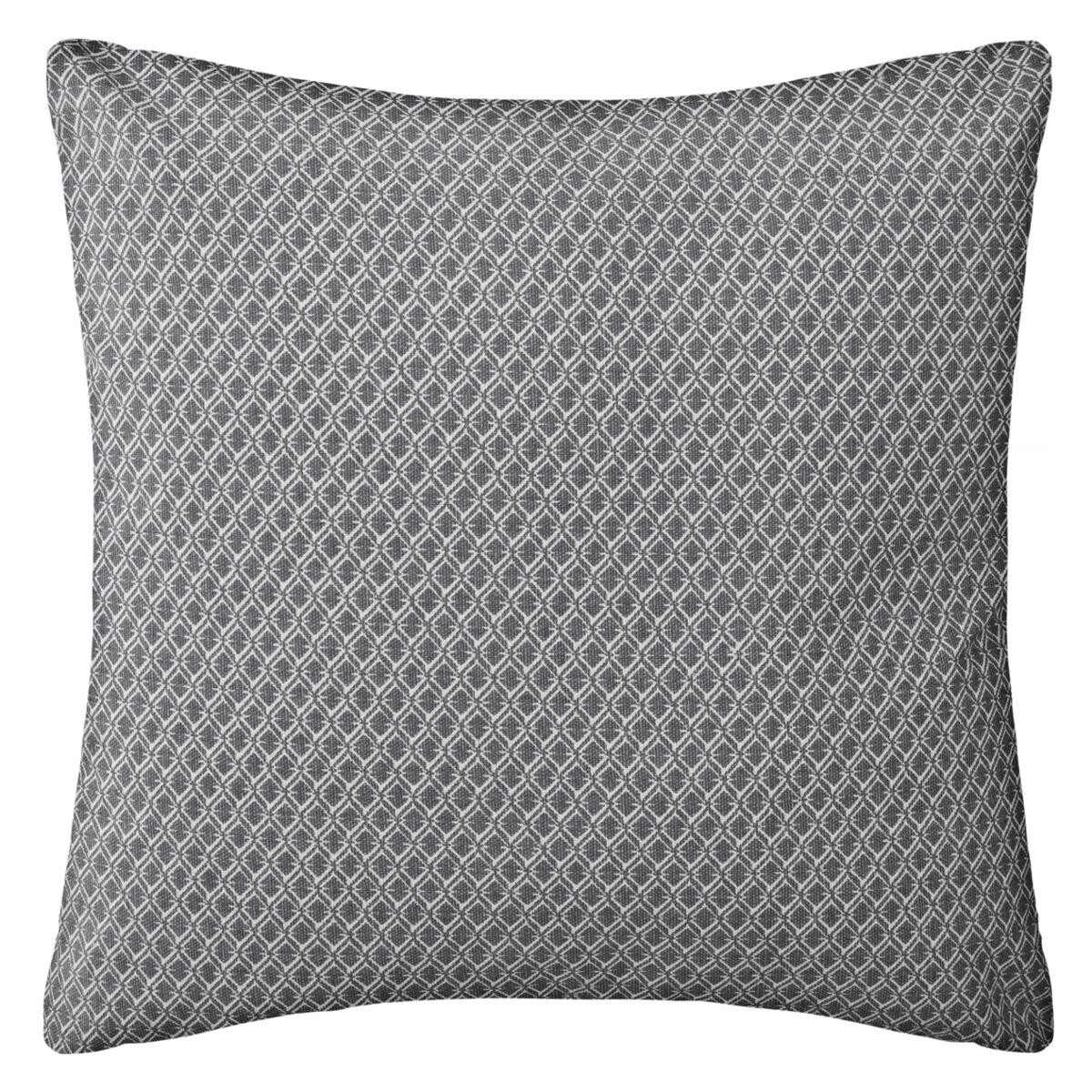 Cuscino con motivi Otto Grigio, 38x38 cm Grigio