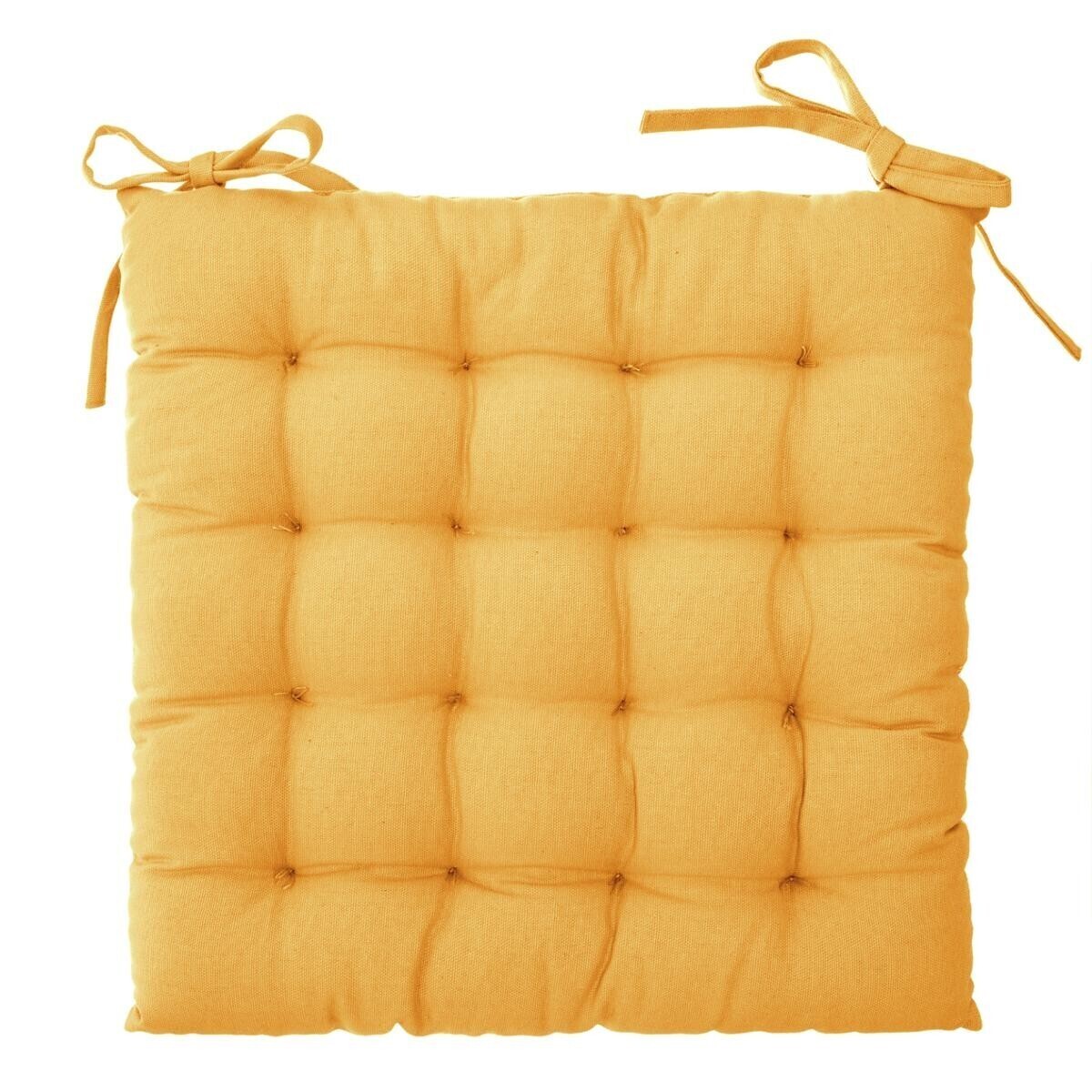 Cuscino per sedia "Otto" Giallo, 38x38 cm Giallo