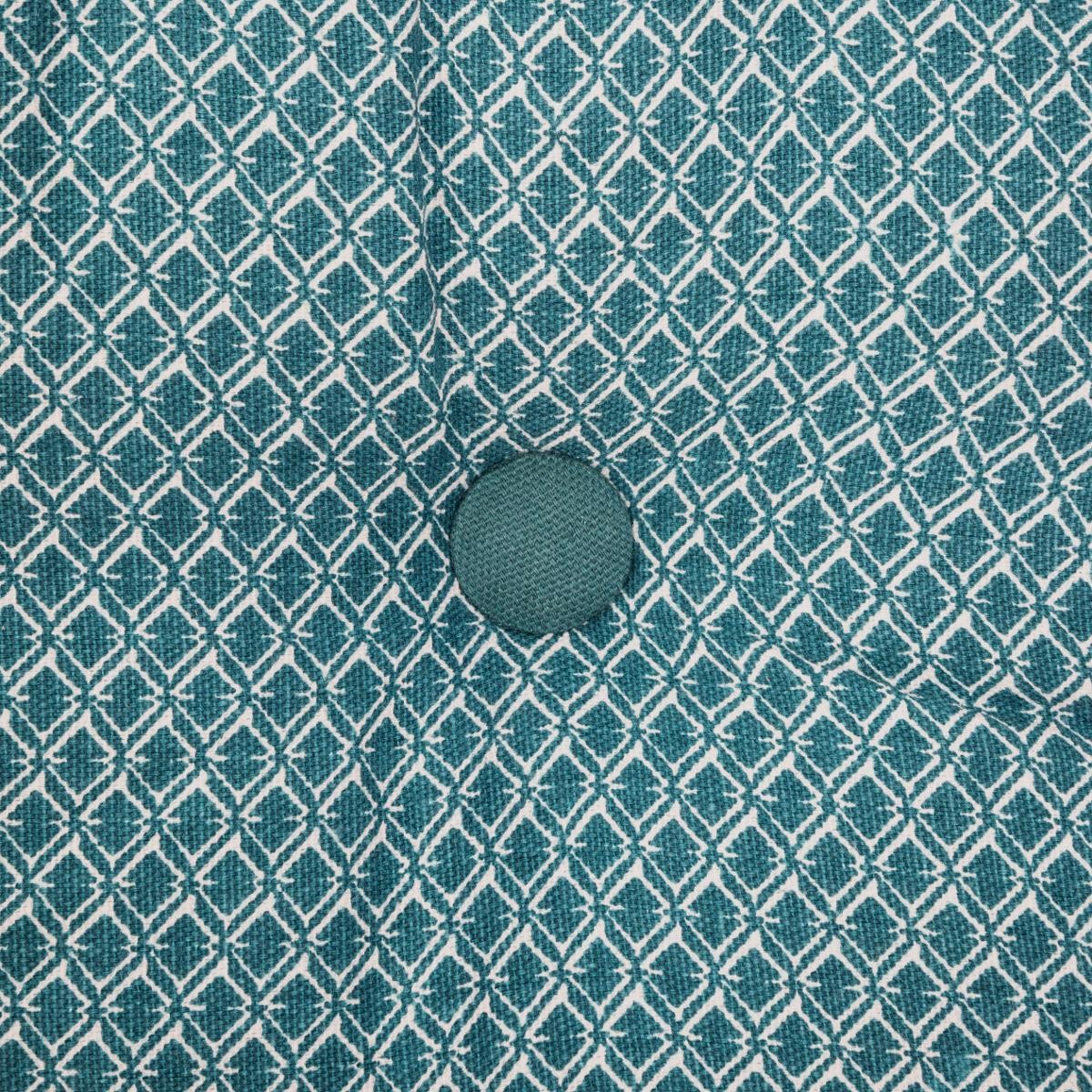 Cuscino da pavimento "Otto" Blu petrolio, 40x40 cm Blu anatra