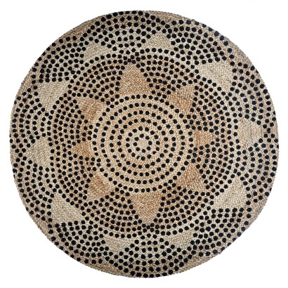 Tappeto "living", juta d.120 cm
