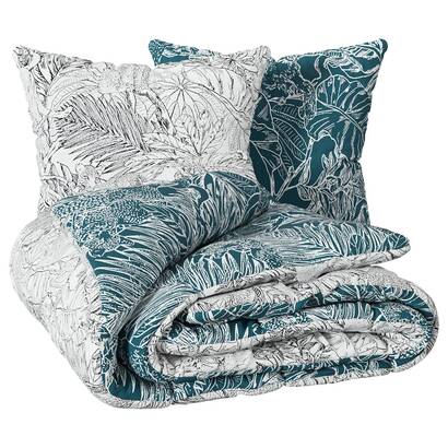 Completo letto 3 pezzi "jungle" 260x240 cm