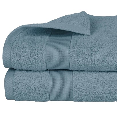 Telo doccia "essenziale" cotone, blu tempesta, 70x130 cm, 400 g/m&sup2;