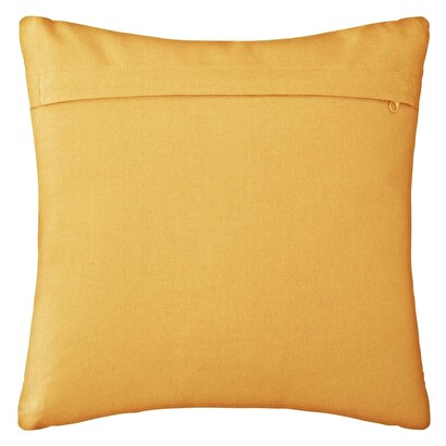 Cuscino con motivi otto giallo, 38x38 cm