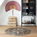 Tappeto "Living", juta D.120 cm Modello 1