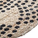 Tappeto "Living", juta D.120 cm Modello 1