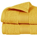 Asciugamano Cotone, Giallo, 50x90 cm, 400 g/m² Giallo