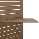 Paravento con 3 ripiani H.170 cm Marrone