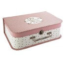 Set di 3 valigette "Dolcezza" Rosa, L.24/27/30 cm Rosa
