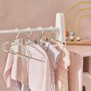 Set di 6 appendiabiti per bambini Rosa, Plastica Rosa
