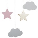Lampada a sospensione per bambini "Luna" Rosa, H.46,5 cm Rosa