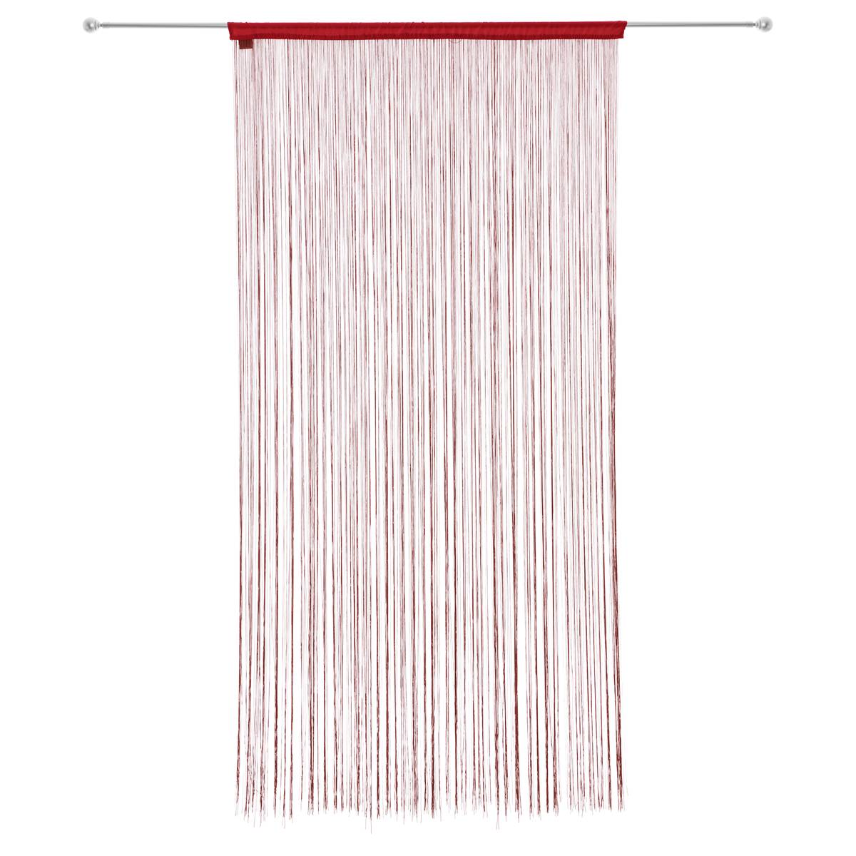 Tenda a fili Rosso, 90x200 cm Rosso