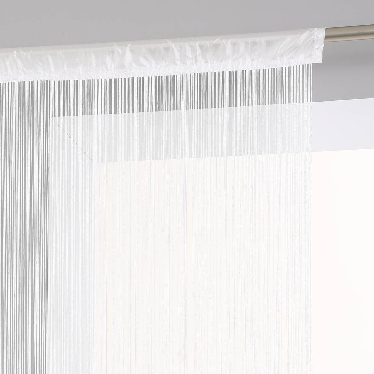 Tenda a fili Bianco, 90x200 cm Bianco