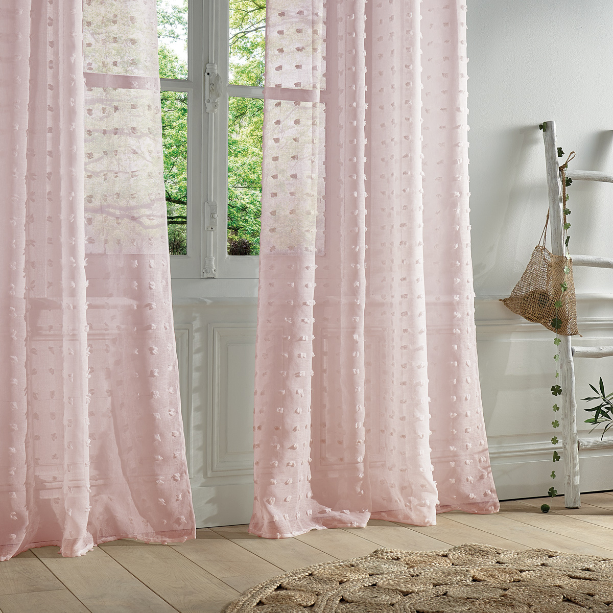 Tenda "Lily" Rosa chiaro, 140x240 cm Rosa chiaro