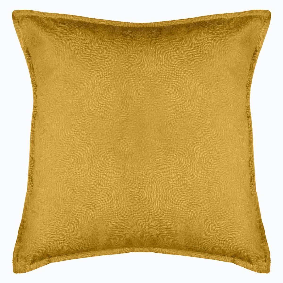 Cuscino "Lilou" Giallo senape, 55x55 cm Giallo senape
