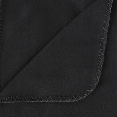 Coperta in pile grigio ardesia, 125x150 cm