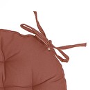 Cuscino rotondo per sedia Rosa terracotta, D.38 cm Rosa terracotta