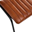 Sedia "Dario" Pelle, Marrone cognac Marrone cognac